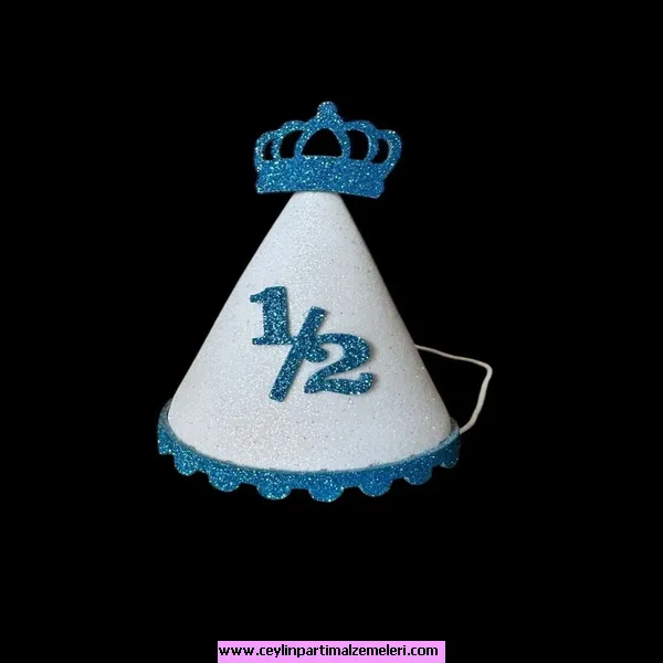 Mavi 1/2 Kukuleta Şapka 